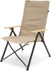 Reclining Foldable Padded High Back Camping Chair