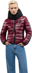 Rousset Lightweight Cinched Puffer Jacket with Contrast Detailing - Women's