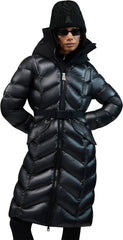 Bellevaux Puffer Coat with Adjustable Belt - Women's