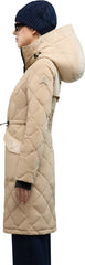 Arly Elongated Hybrid Lightweight Puffer Coat - Women's