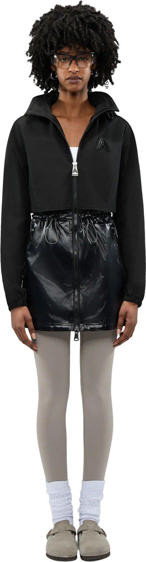 Valmenier Raincoat with Retractable Hood - Women's
