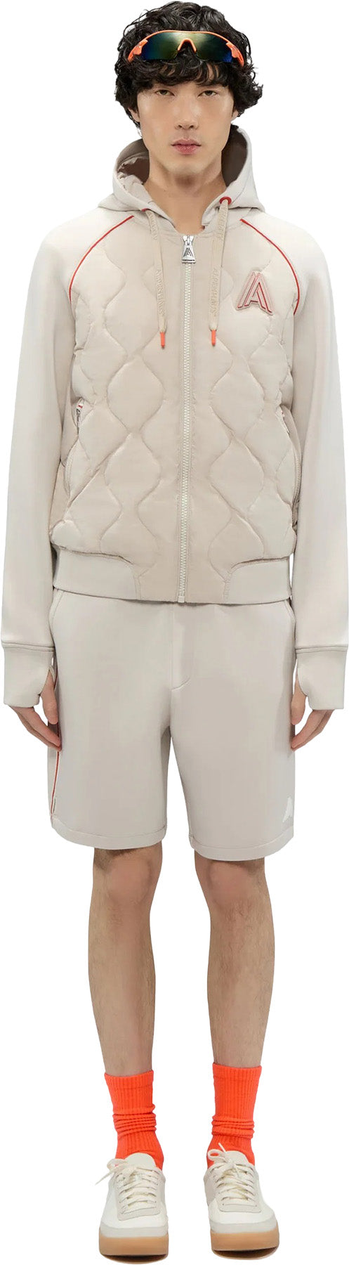 Bornant Hybrid Insulated Bomber Jacket with Removable Hood - Men's
