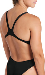 Team Swim Tech Solid One-Piece Swimsuit - Women's
