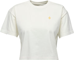 Diamond Short Sleeve Crop T-Shirt - Women's