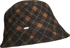 CAMIYAH - JACQUARD PLAID CLOCHE HAT - Women's