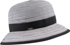 Clairine Ribbon Cloche Hat with Straw Band - Women's