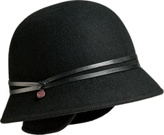 CARLA E - SMALL CLOCHE HAT WITH EARFLAP - Women's