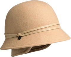 CARLA E - SMALL CLOCHE HAT WITH EARFLAP - Women's