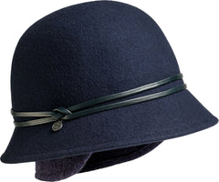 CARLA E - SMALL CLOCHE HAT WITH EARFLAP - Women's