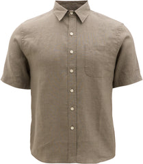 Linen Short Sleeve Shirt - Men's