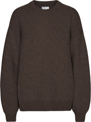 Oversized Merino Wool Crewneck Sweater - Unisex