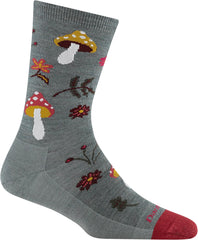 Shroom Bloom Lightweight Lifestyle Crew Socks - Women's