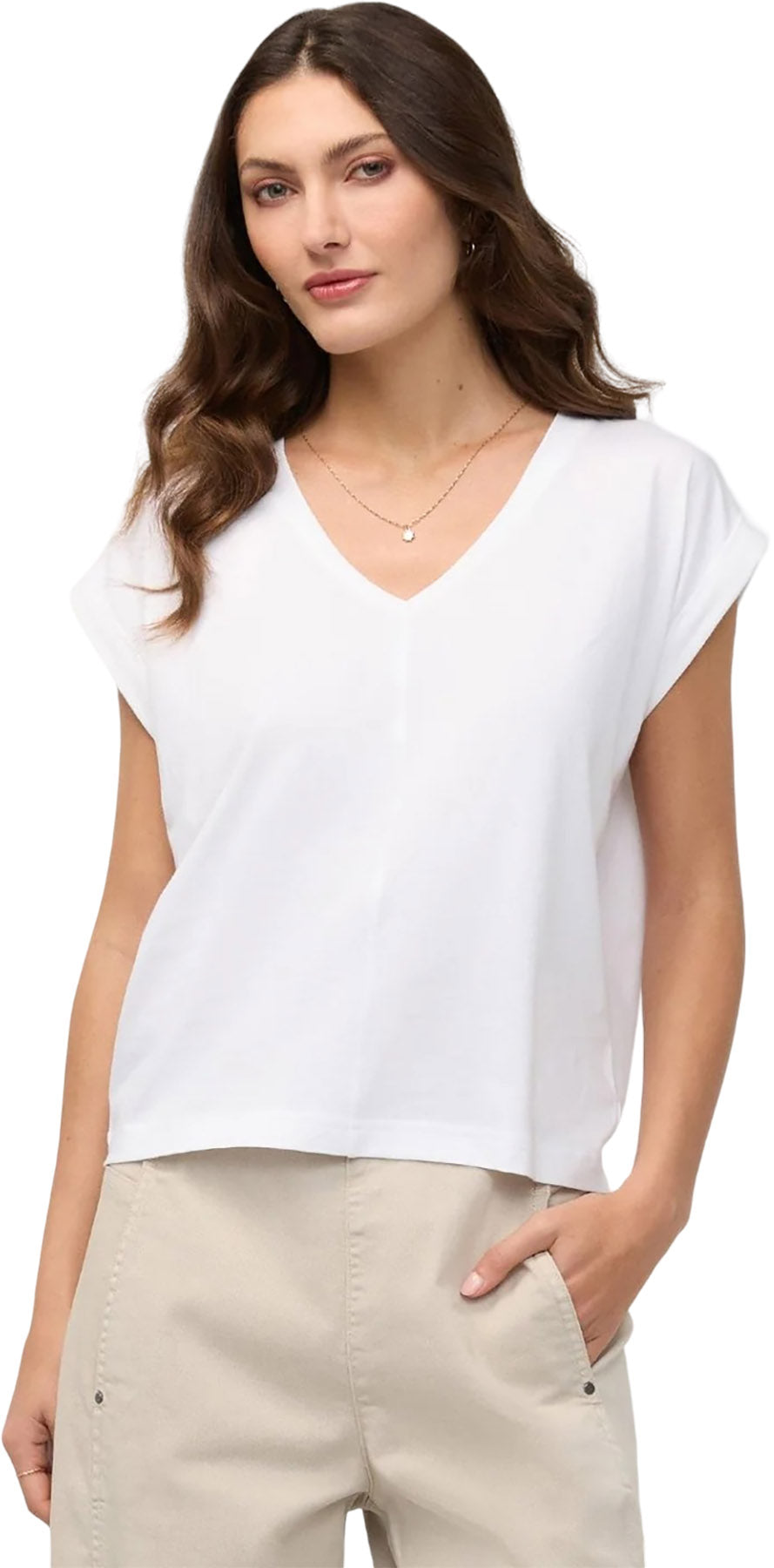 PurePima Dolman V-Neck T-Shirt - Women's