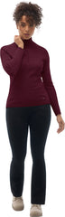 Astra 1/2 Zip Fitted Sweater - Women's