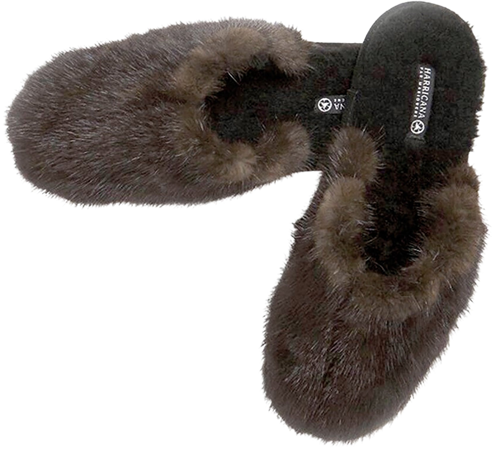 Classic Mink Slippers in Upcycled Fur - Women's