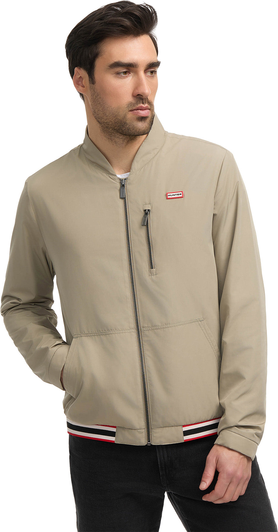 Moorgate Elastic Details Bomber Jacket - Men's