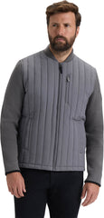 Kindale Vertical Quilt Jacket with Sweater Knit Sleeves - Men's