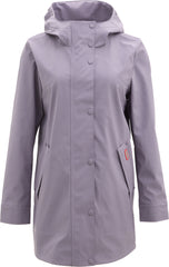 Acacia Rubberized Mid-Length Raincoat - Women's