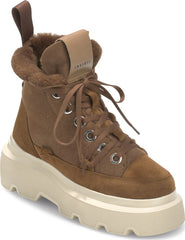 Matilda Shearling High Sneakers - Women's