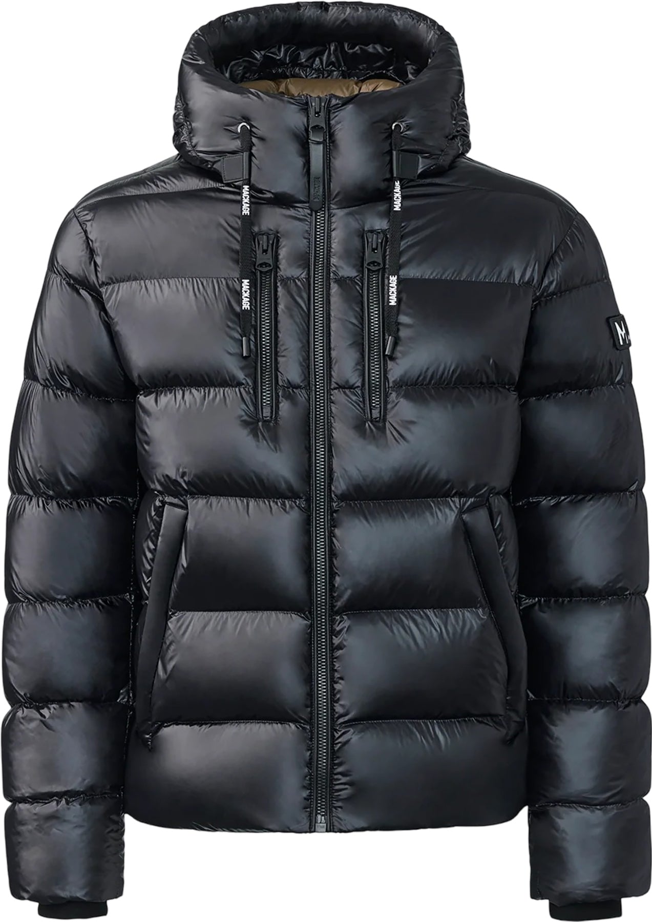 Victor lustrous light down jacket with hood - Men's