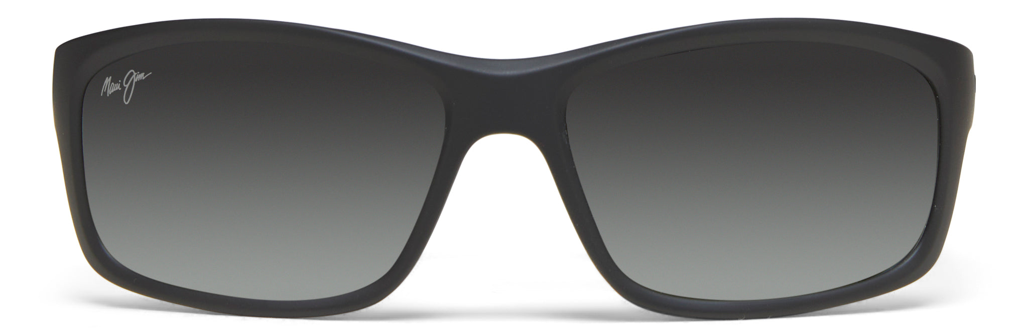 Kanaio Coast Polarized Wrap Sunglasses - Neutral Grey Lens - Black, White and Blue Frame