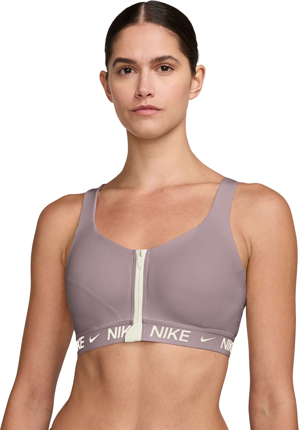 Indy High-Support Padded Front-Zip Sports Bra - Women's