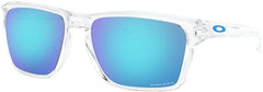 Sylas Sunglasses - Polished Clear - Prizm Sapphire Iridium Lens - Men's
