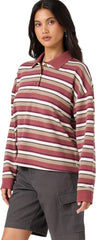 OG Kyra Long Sleeve Crop Polo - Women's