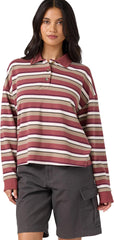 OG Kyra Long Sleeve Crop Polo - Women's