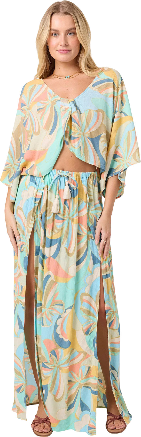 Anna Top Printed Coverup - Women's