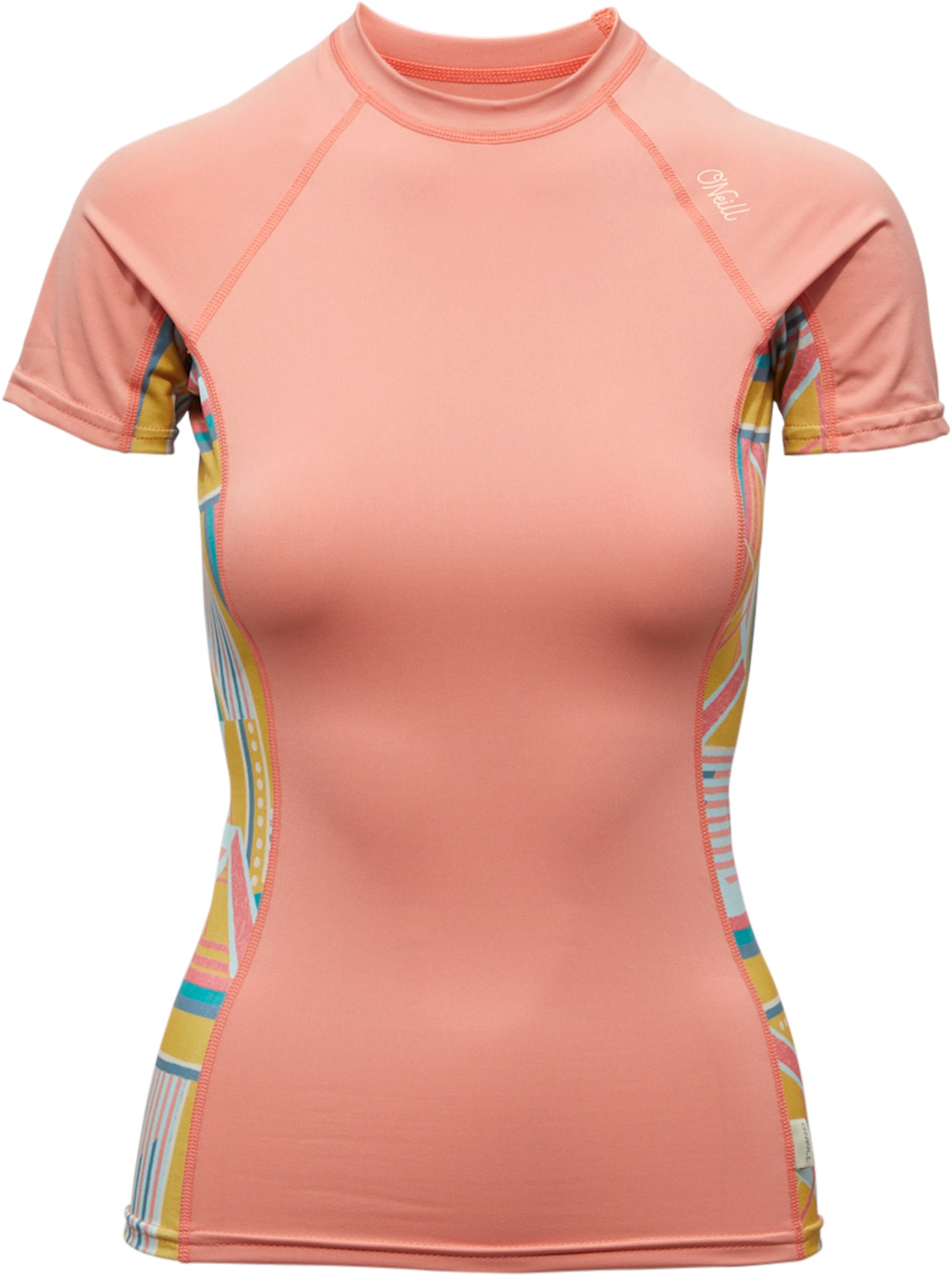 Side Print S/S Rash Guard Tee - Women's
