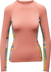 Side Print Rash Guard Tee - Women's