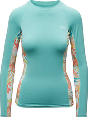 Side Print Rash Guard Tee - Women's