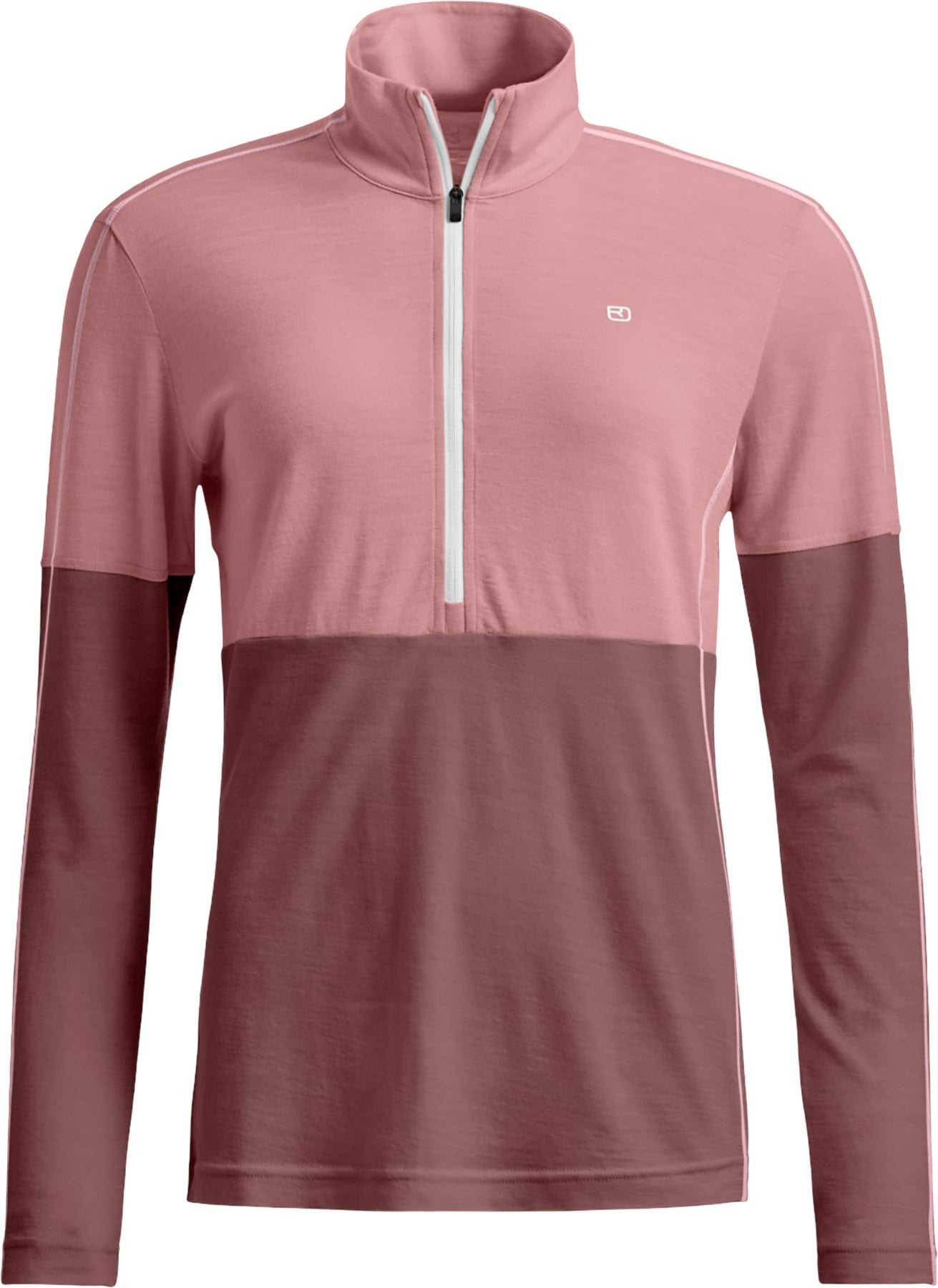 185 Rock'N'Wool Zip Neck Base Layer Top - Women's