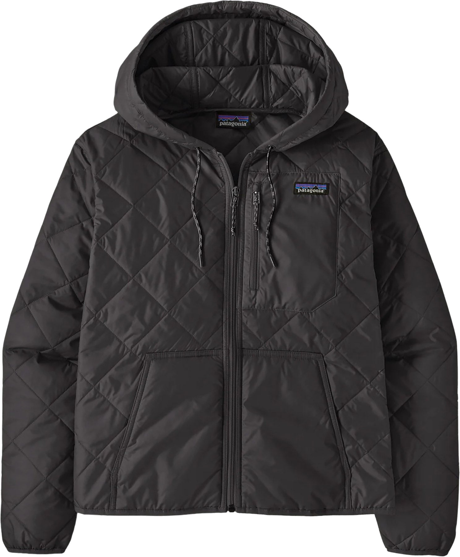 Diamond Quilted Bomber Hoody - Women's