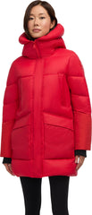Heirani Mid-Length Quilted Puffer Parka with Oversized Hood - Women's