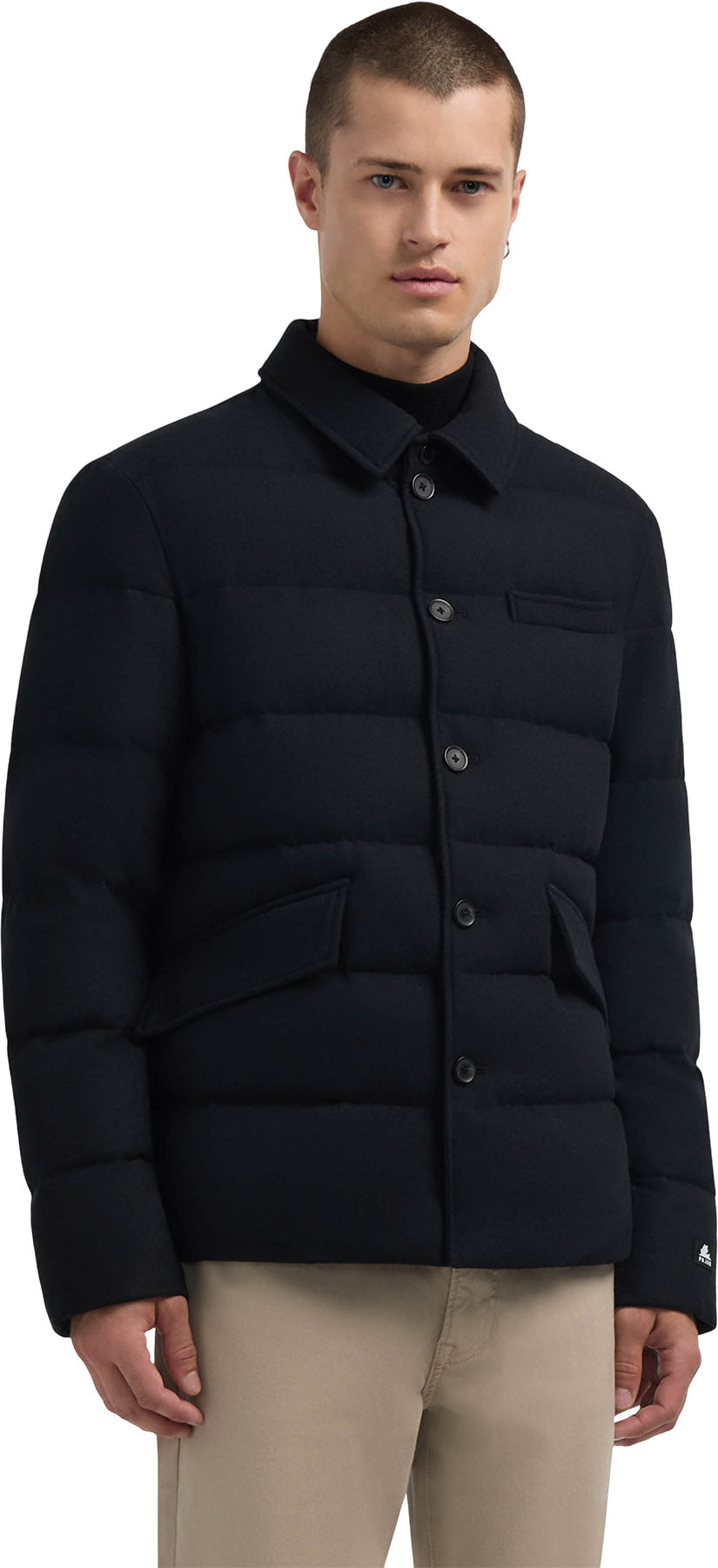 Roman Dressy Quilted Wool Jacket - Men's