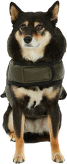 Eddie Mixed Media Quilted Jacket with Hood for Dogs