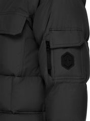 Compass Hooded Recycled Down Winter Jacket - Men's
