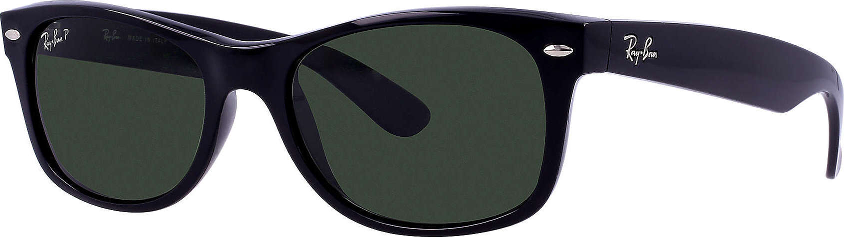 New Wayfarer Classic - Black - Polarized Green Classic G-15