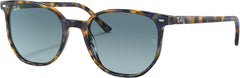 Elliot Sunglasses - Polished Yellow and Blue Havana - Blue Gradient Lens - Unisex