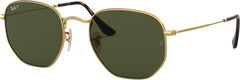 Hexagonal Flat Lenses Sunglasses - Unisex