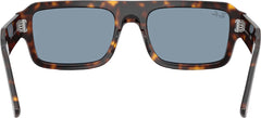 Flacko Bio-Based Sunglasses - Polished Havana - Blue Lens - Unisex