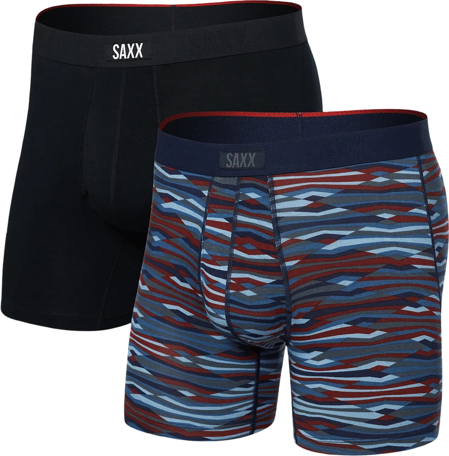 Vibe Xtra 2 Pack Boxer Brief with Fly 6" - Men's