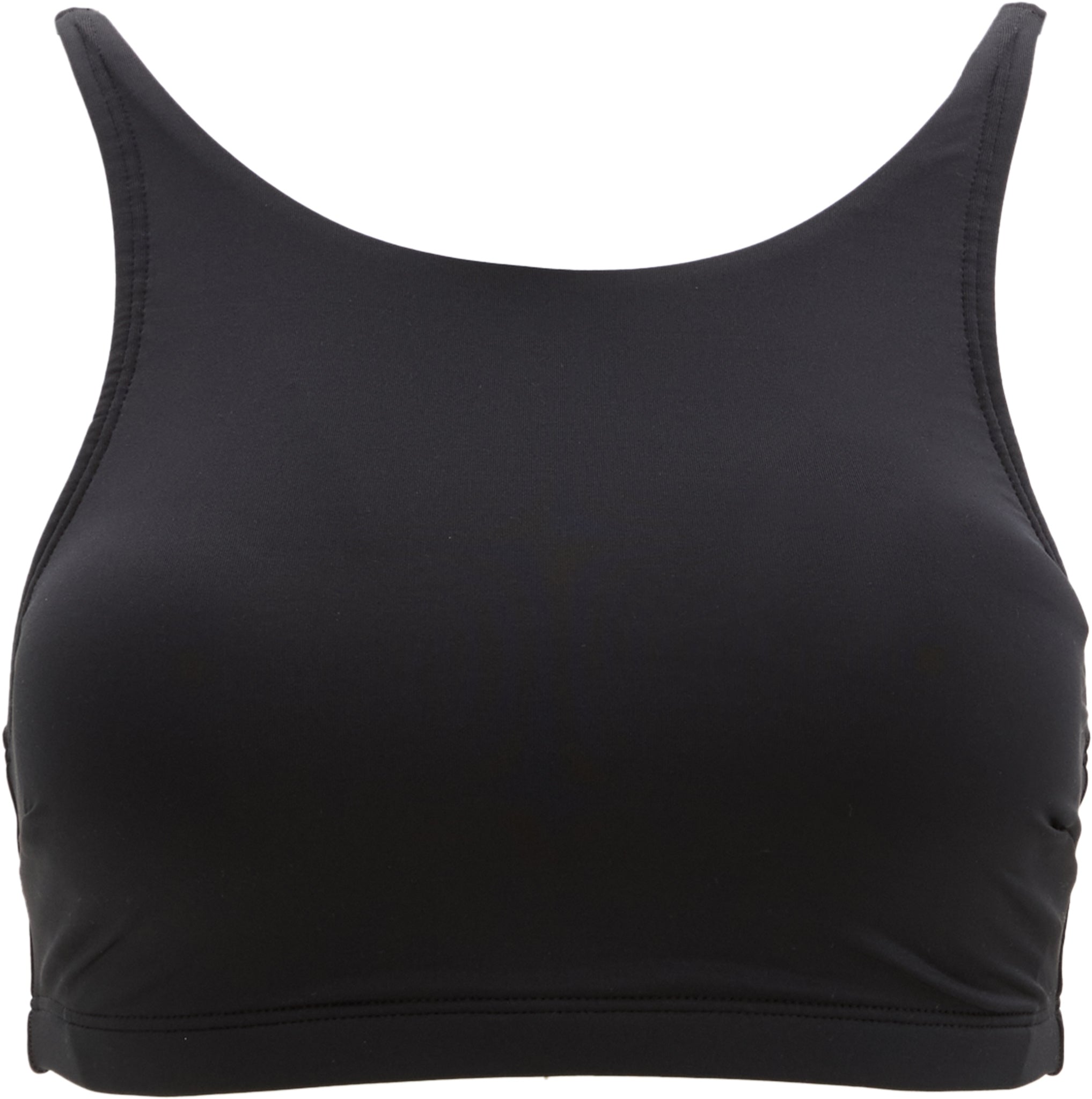 Solid High Neck Bikini Top - Women's
