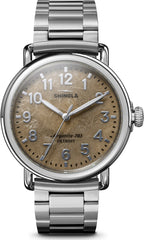 Runwell 3H 41mm Silver Bracelet Petosky Watch - Unisex