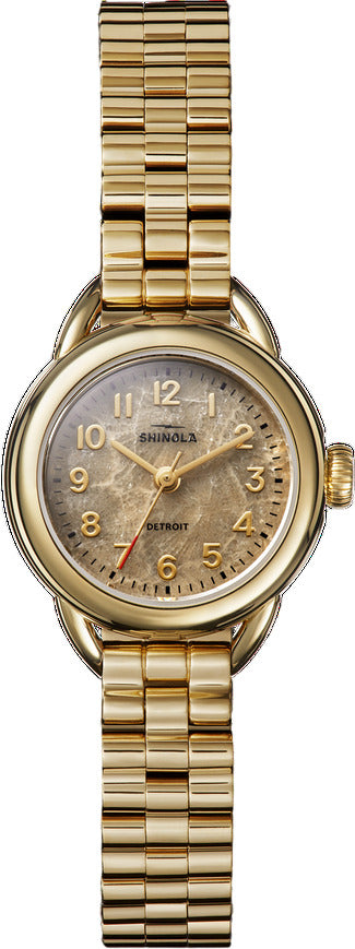Runabout 3H Petoskey Gold Bracelet Watch 25mm - Women's