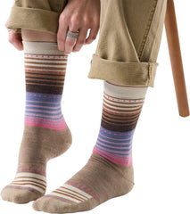 Everyday Stitch Stripe Crew Socks - Unisex