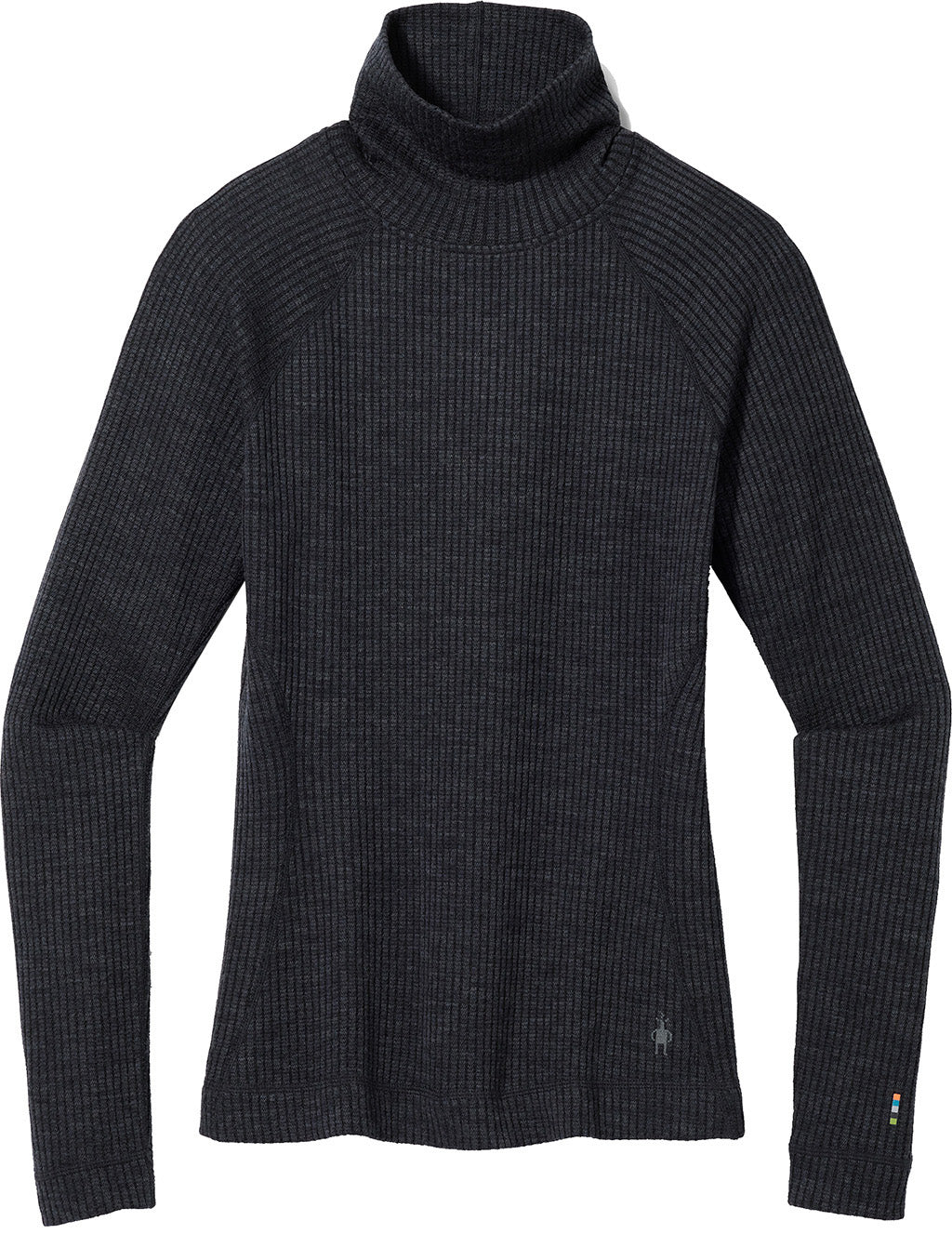Thermal Merino Rib Turtleneck Top - Women's