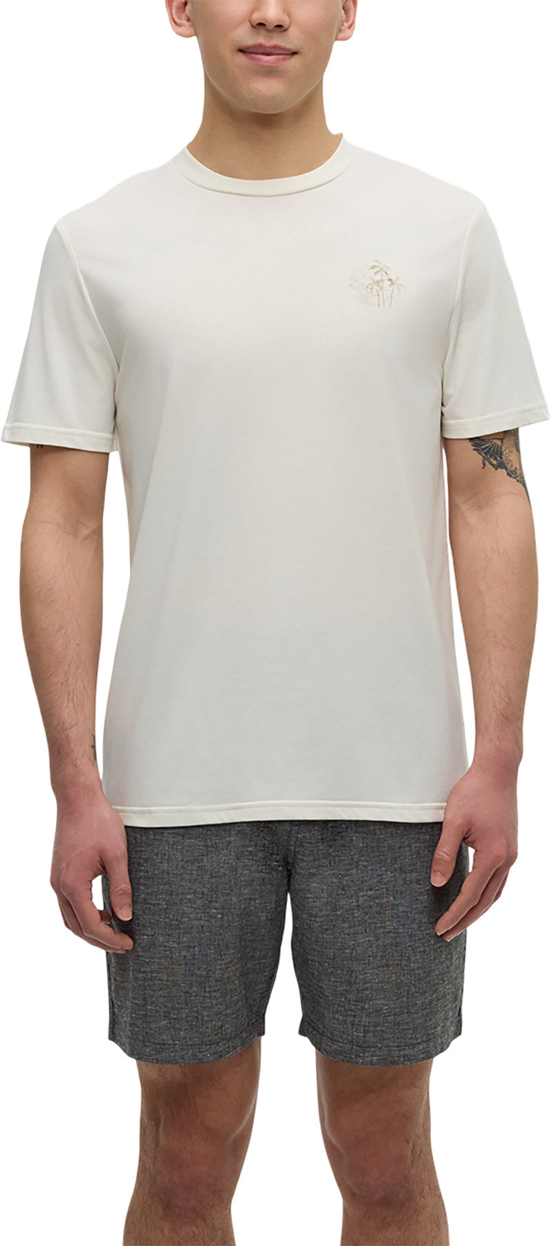 Haiti Palm Overlay T-Shirt - Men's